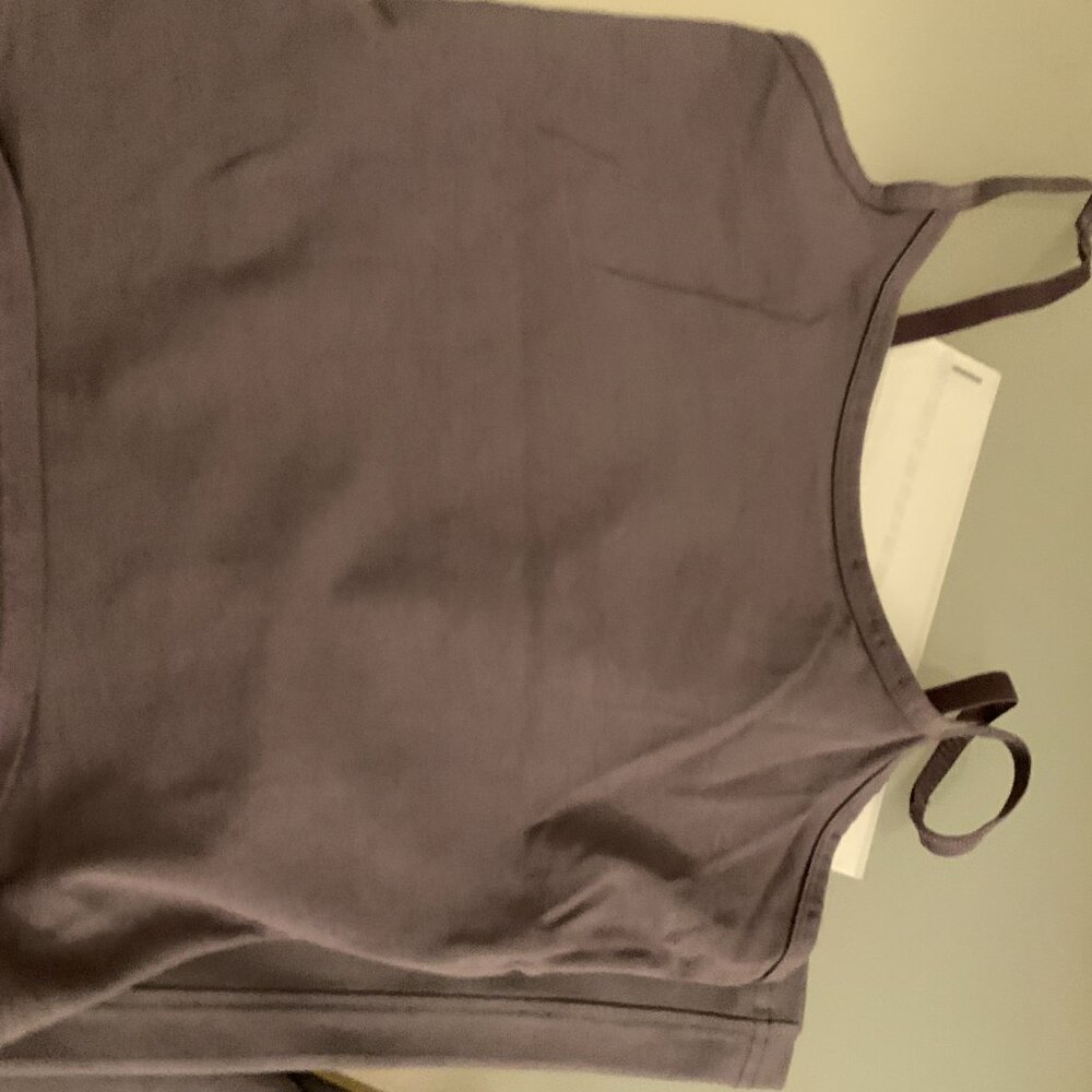 BNWT GYNSHARK Rest Day Bootcut Leggings BRUSHED GREY WITH MATCHING TANK XS - Picture 10 of 14